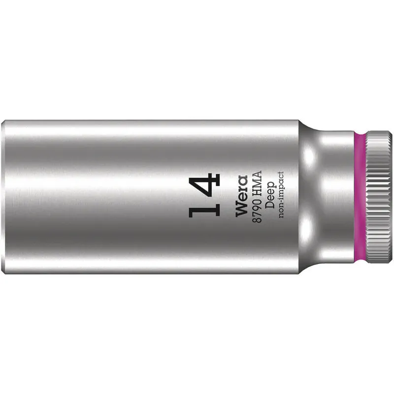 Wera 8790 HMA Deep 1/4" Drive Hexagon Socket Metric