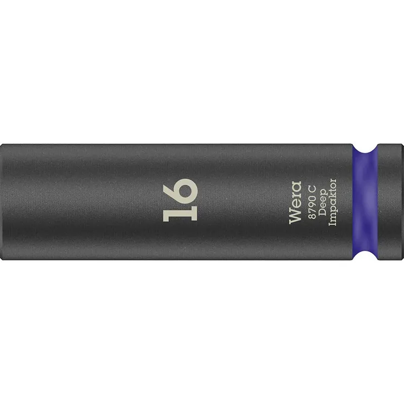 Wera 8790C Impaktor 1/2" Drive Deep Hexagon Impact Socket