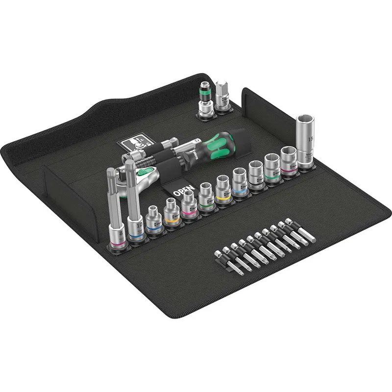Wera Zyklop 27 Piece 3/8" Drive Speed Ratchet and Bicycle Socket Set