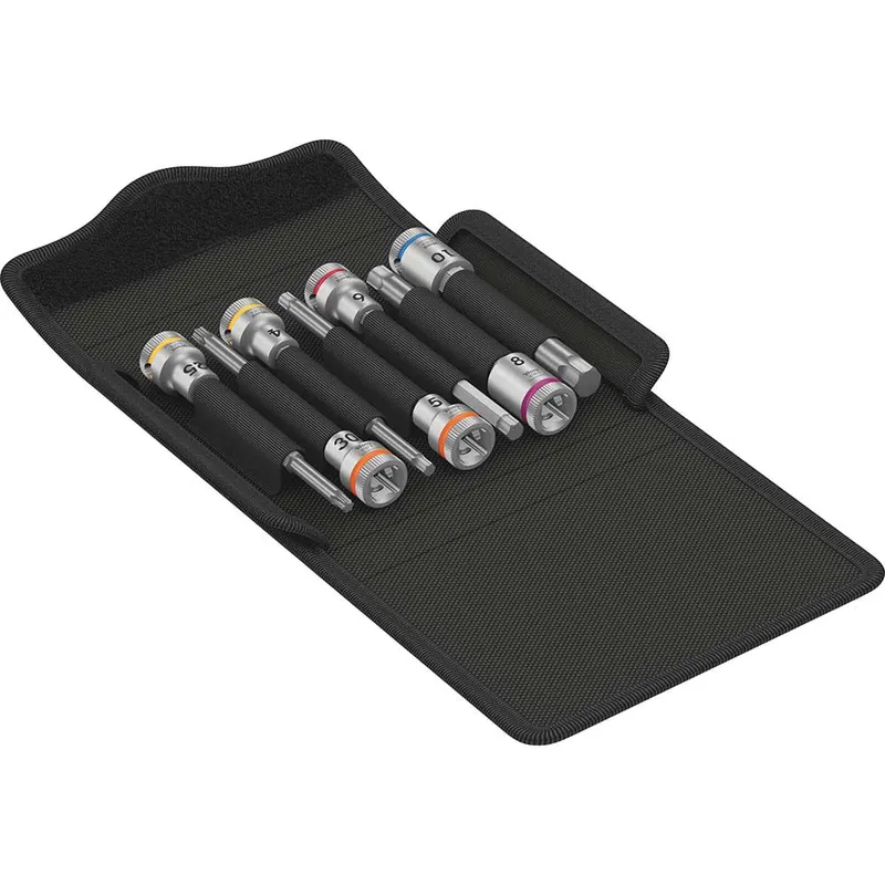 Wera Zyklop 7 Piece 3/8" Drive Bicycle Bit Socket Set