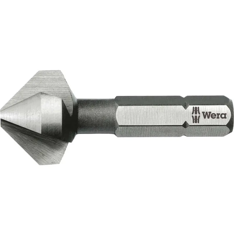 Wera 846 Hex Shank Triple Flute Countersink