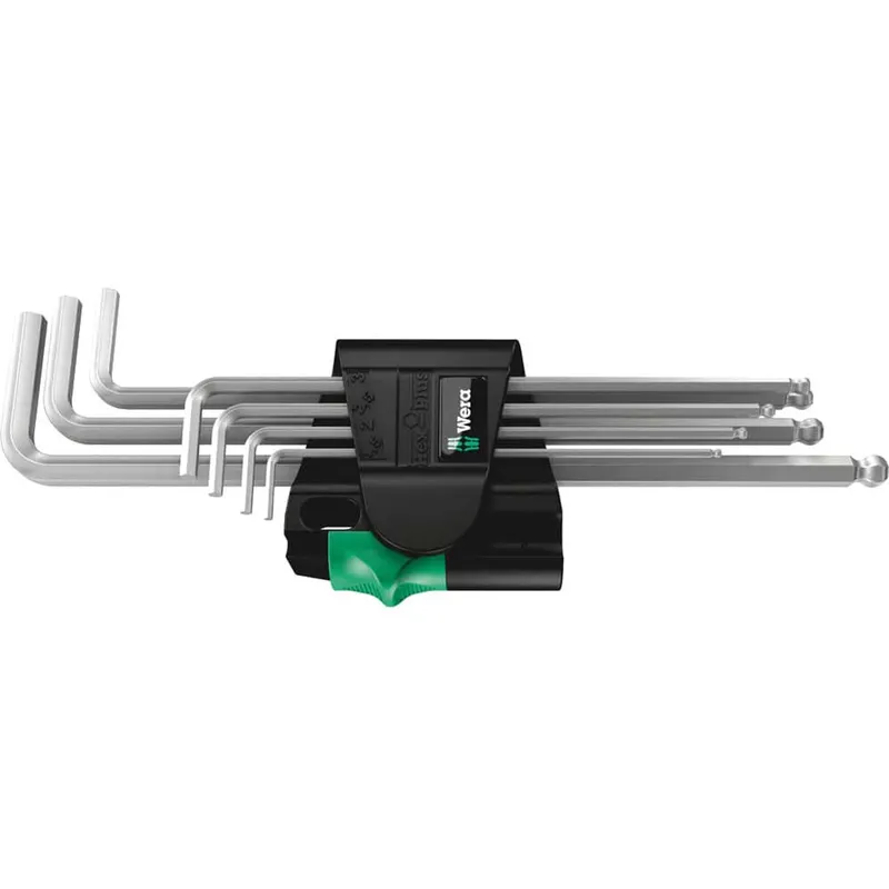 Wera 950SPKL SM 7 Piece Magnetic Ballend Hex Key Set