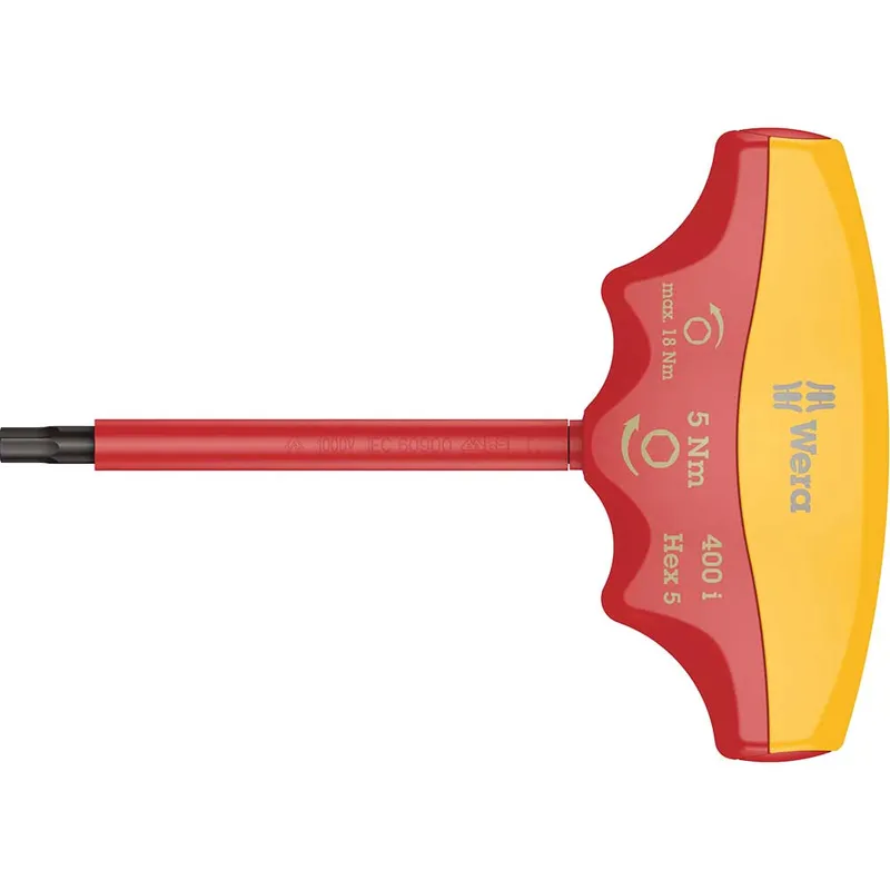 Wera 400 i VDE Insulated 5mm Hex Plus Torque Indicator Screwdriver