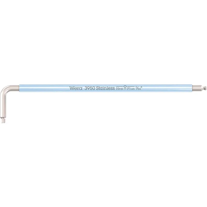 Wera 3950 SPKL Stainless Steel Multicolour Hex Key Imperial