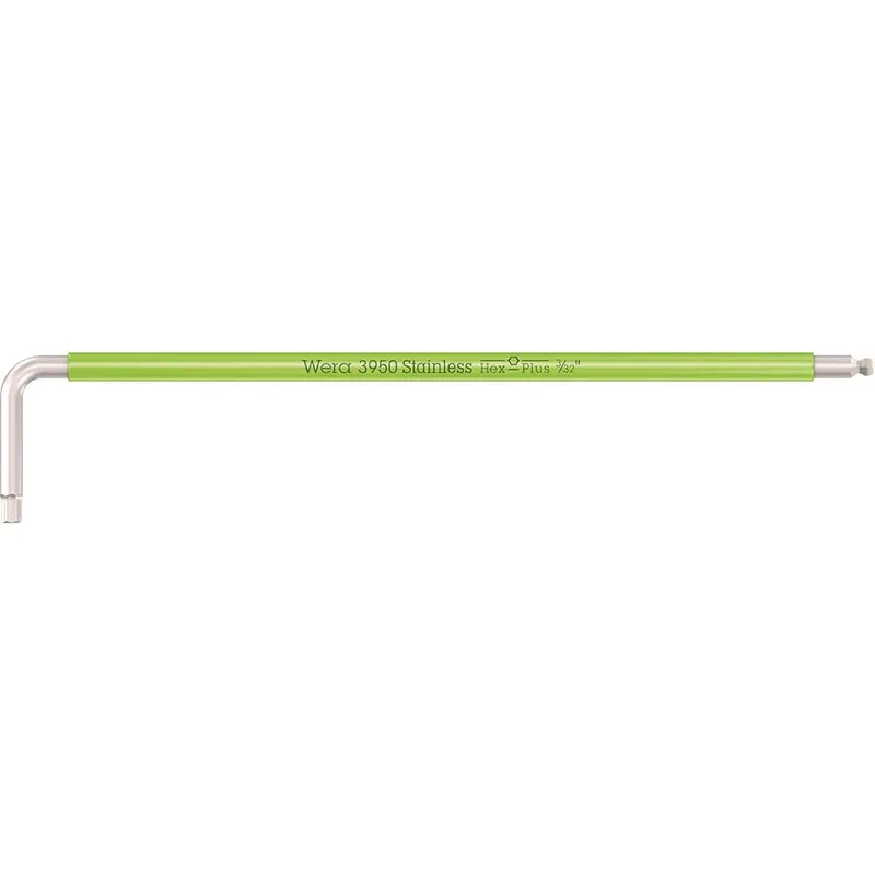 Wera 3950 SPKL Stainless Steel Multicolour Hex Key Imperial