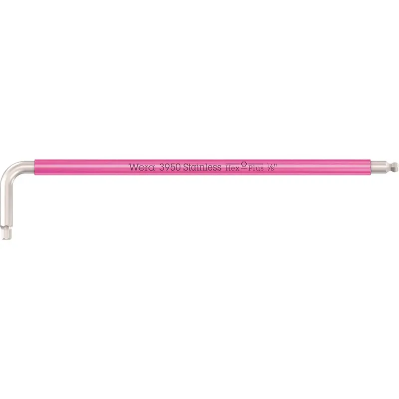 Wera 3950 SPKL Stainless Steel Multicolour Hex Key Imperial