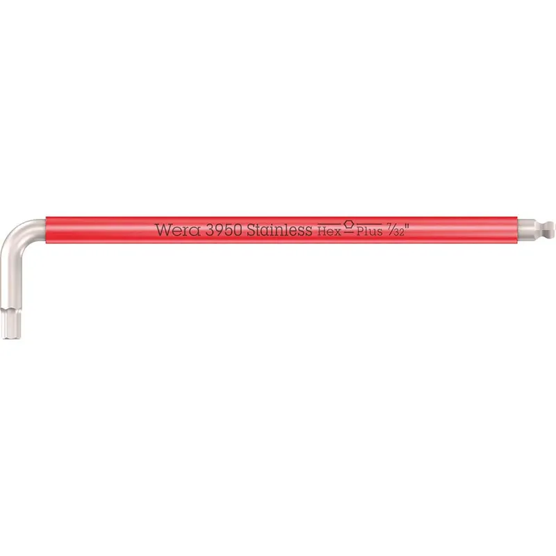 Wera 3950 SPKL Stainless Steel Multicolour Hex Key Imperial