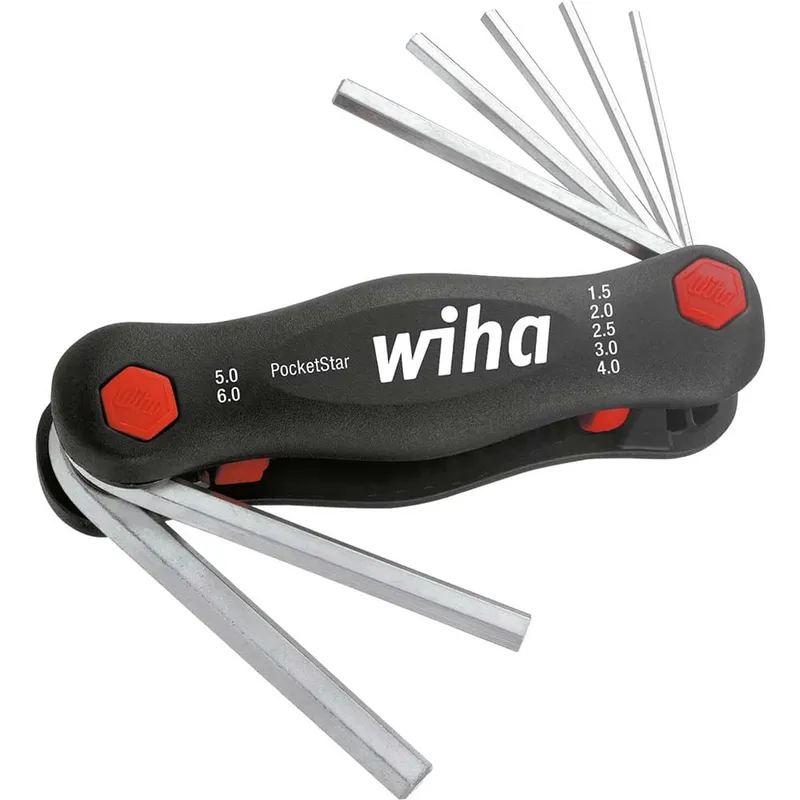 Wiha Pocketstar 7 Piece Hexagon Allen Key Set 1.5mm - 6mm