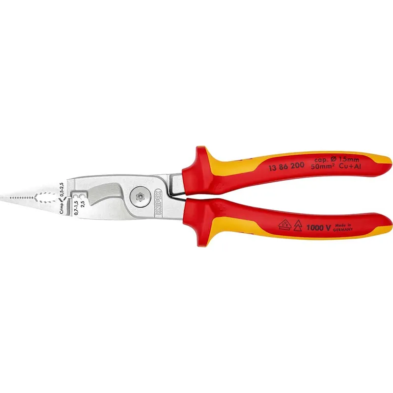 Knipex 13 86 VDE Insulated Electrical Installation Pliers