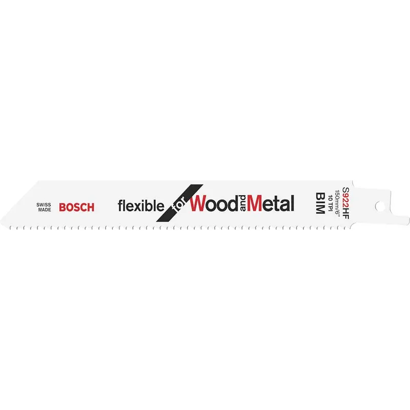 Bosch S922HF Wood and Metal Cutting Reciprocating Sabre Saw Blades