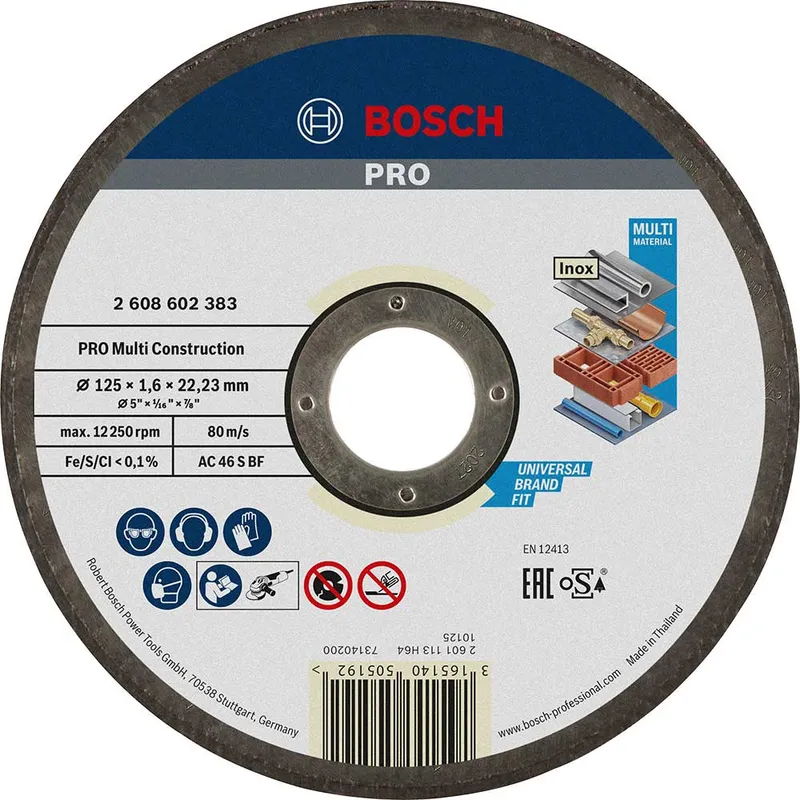 Bosch PRO Rapido MultiConstruction Cutting Disc
