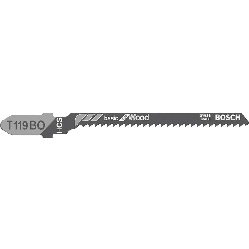 Bosch T119 BO Wood Cutting Jigsaw Blades