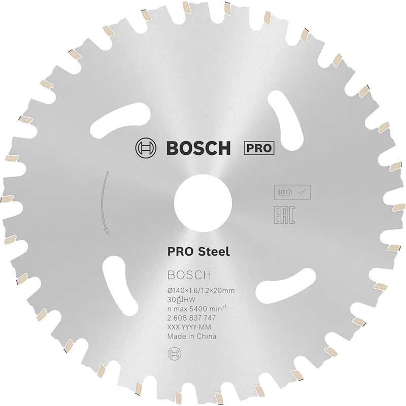 Bosch PRO Cordless Circular Saw Blade for Steel