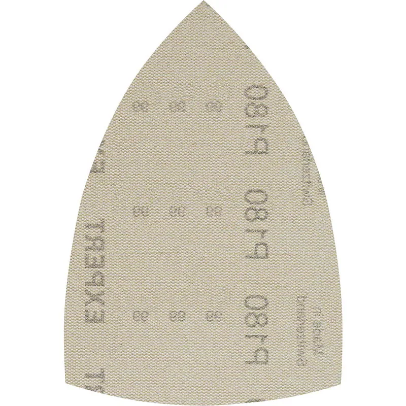 Bosch EXPERT M480 Hook and Loop Large Delta Sanding Sheets for Paint and Wood