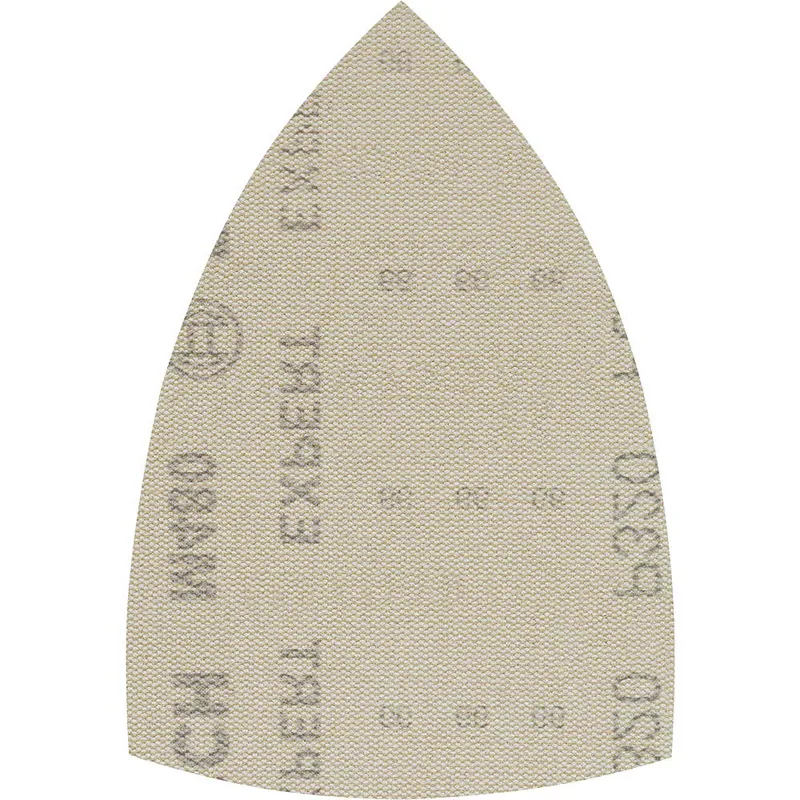 Bosch EXPERT M480 Hook and Loop Large Delta Sanding Sheets for Paint and Wood