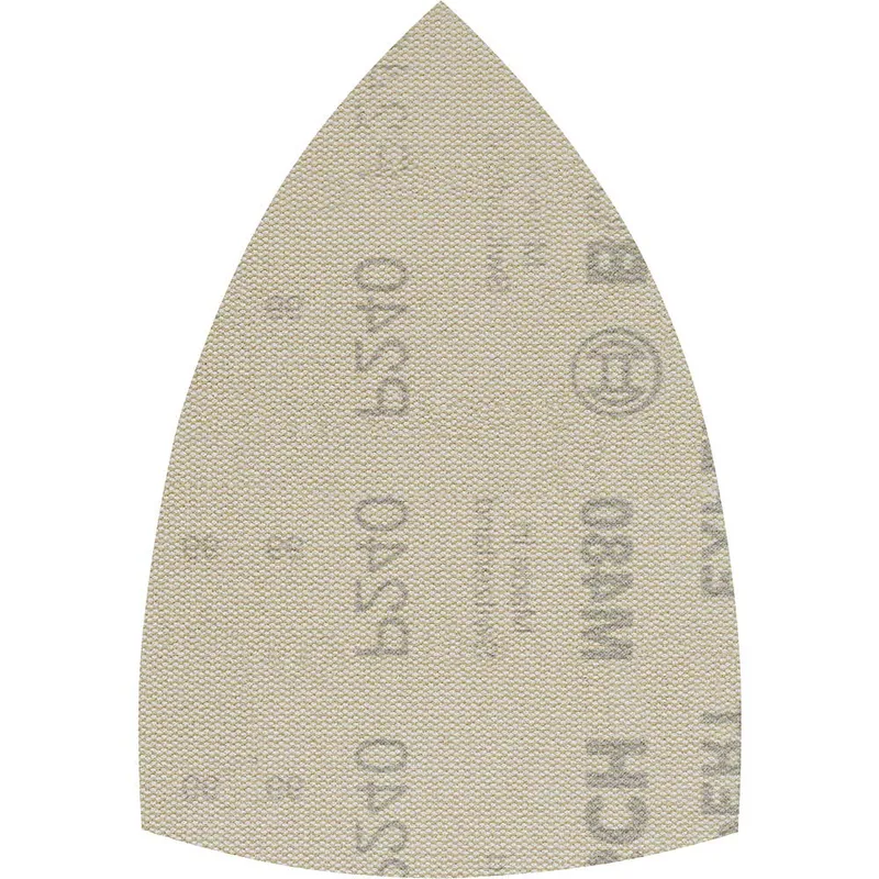Bosch EXPERT M480 Hook and Loop Large Delta Sanding Sheets for Paint and Wood
