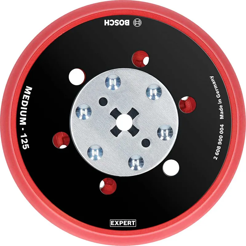 Bosch EXPERT Multihole Medium Backing Pads Universal 125mm