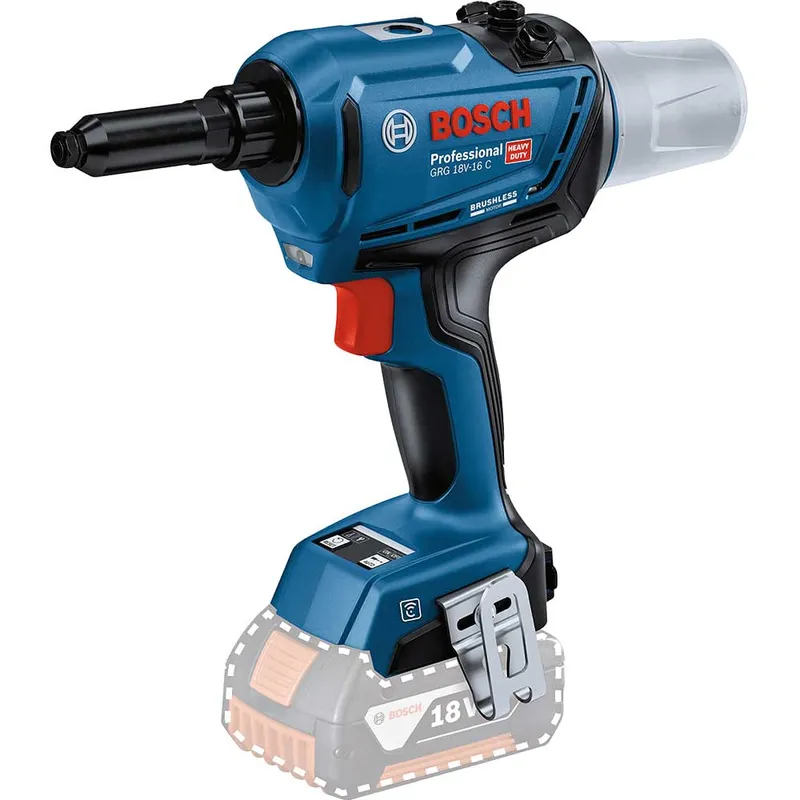 Bosch GRG 18V-16 C 18v Cordless Brushless Pop Rivet Gun