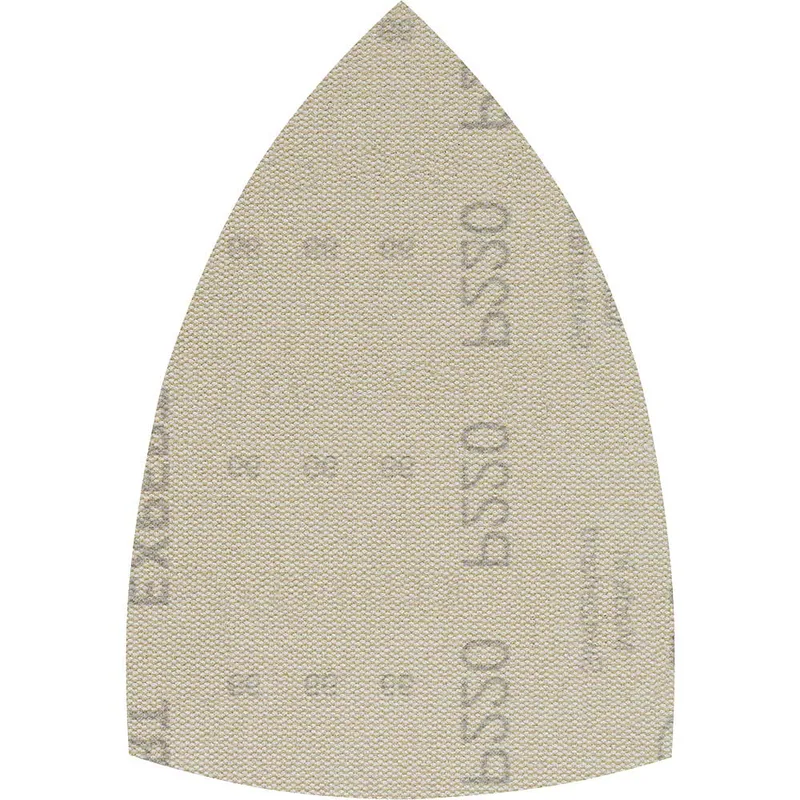 Bosch EXPERT M480 Hook and Loop Large Delta Sanding Sheets for Paint and Wood
