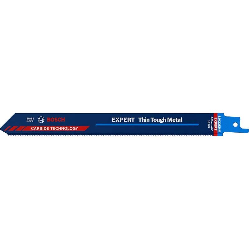 Bosch EXPERT S1022EHM Thin Tough Metal Cutting Reciprocating Sabre Saw Blades