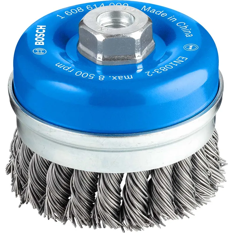 Bosch PRO 0.8mm Knotted Steel Wire Cup Brush