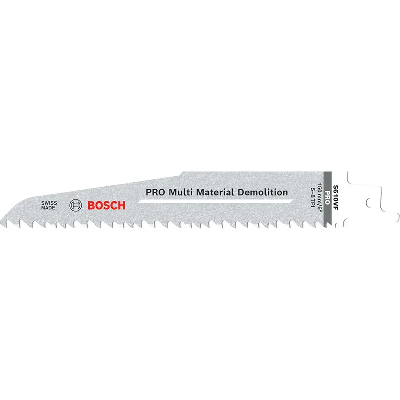 Bosch PRO S610VF Wood and Metal Cutting Reciprocating Sabre Saw Blades