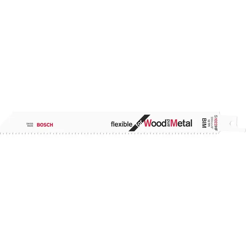 Bosch S1022HF Wood and Metal Cutting Reciprocating Sabre Saw Blades