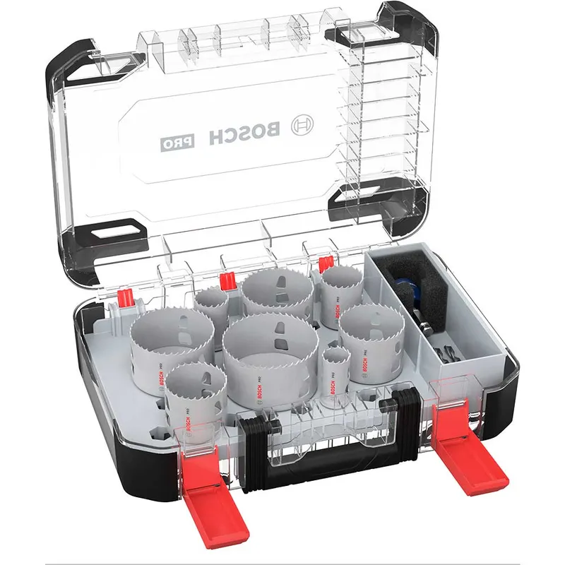 Bosch PRO 11 Piece Multi Material PC Plus Hole Saw Set