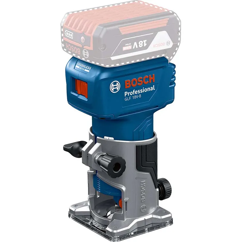 Bosch GLF 18V-8 18v Cordless Brushless 1/4" Trim Router
