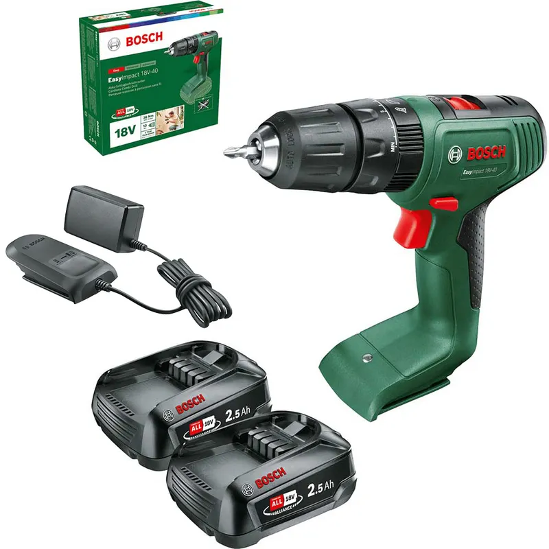 Bosch EASYIMPACT 18V-40 P4A 18v Cordless Combi Drill