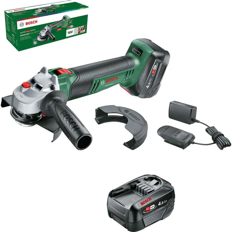 Bosch UNIVERSALGRIND 18V-75 P4A 18v Cordless Angle Grinder 115mm