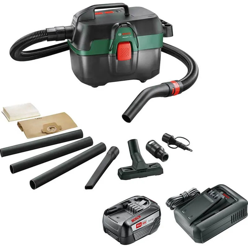 Bosch ADVANCEDVAC 18V-8 P4A 18v Cordless Portable Wet and Dry Vacuum Cleaner 8L