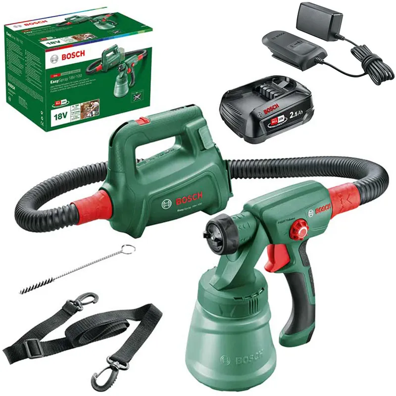Bosch EASYSPRAY 18V-100 P4A 18v Cordless Paint Spray System