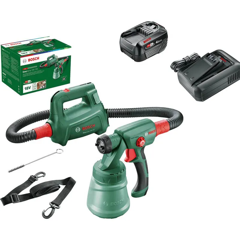 Bosch EASYSPRAY 18V-100 P4A 18v Cordless Paint Spray System