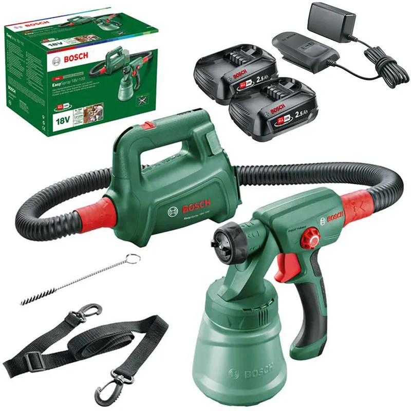 Bosch EASYSPRAY 18V-100 P4A 18v Cordless Paint Spray System