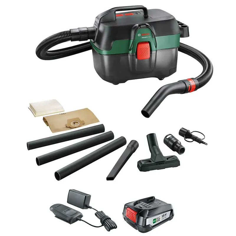 Bosch ADVANCEDVAC 18V-8 P4A 18v Cordless Portable Wet and Dry Vacuum Cleaner 8L