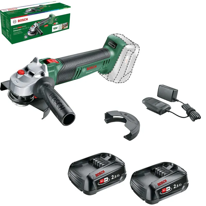Bosch UNIVERSALGRIND 18V-75 P4A 18v Cordless Angle Grinder 125mm