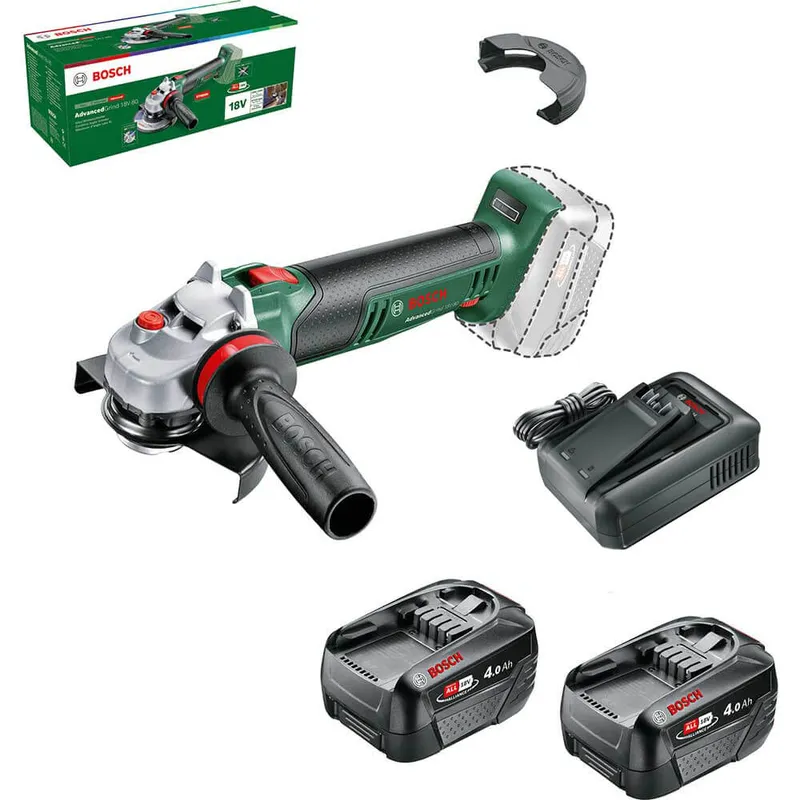 Bosch ADVANCEDGRIND 18V-80 P4A 18v Cordless Angle Grinder 125mm