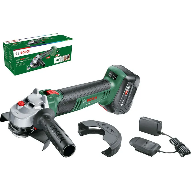 Bosch UNIVERSALGRIND 18V-75 P4A 18v Cordless Angle Grinder 115mm