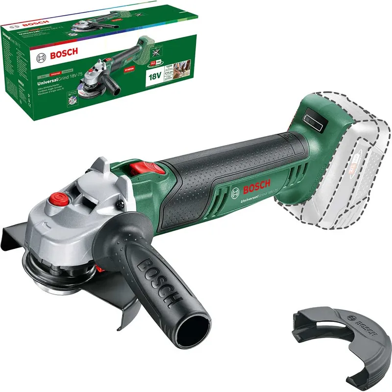 Bosch UNIVERSALGRIND 18V-75 P4A 18v Cordless Angle Grinder 125mm