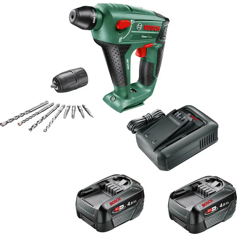 Bosch UNEO MAXX 18 LI P4A 18v Cordless Rotary Hammer Drill