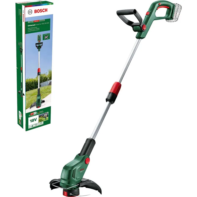 Bosch UNIVERSALGRASSCUT 18V-26-500 P4A 18v Cordless Grass Trimmer and Edger 260mm