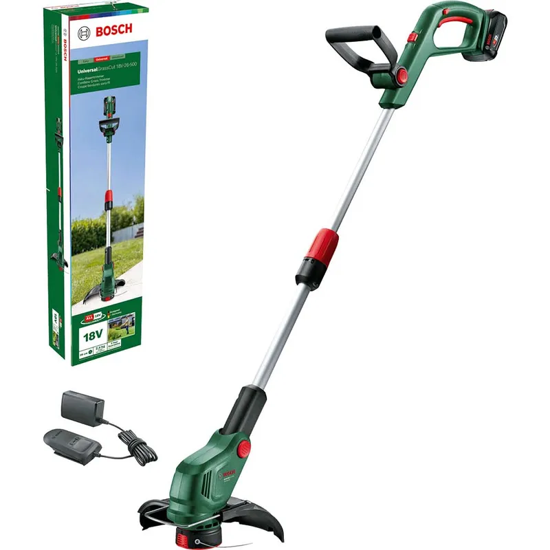 Bosch UNIVERSALGRASSCUT 18V-26-500 P4A 18v Cordless Grass Trimmer and Edger 260mm