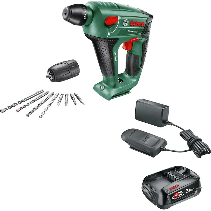 Bosch UNEO MAXX 18 LI P4A 18v Cordless Rotary Hammer Drill