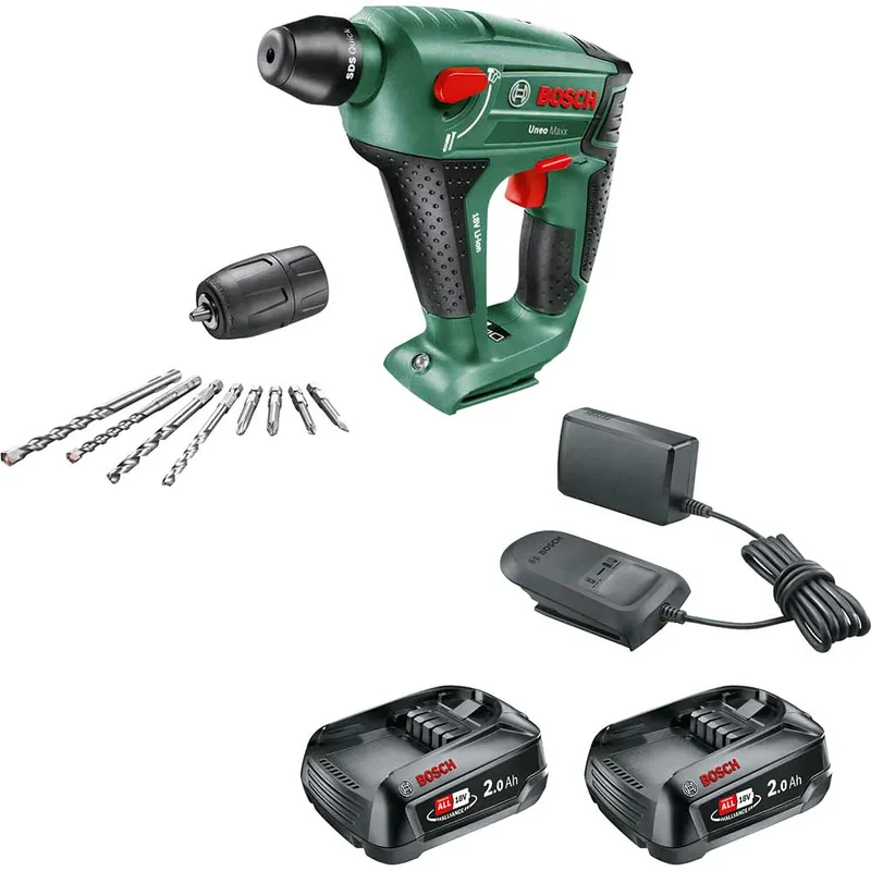 Bosch UNEO MAXX 18 LI P4A 18v Cordless Rotary Hammer Drill