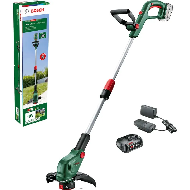Bosch UNIVERSALGRASSCUT 18V-23-450 P4A 18v Cordless Grass Trimmer 230mm