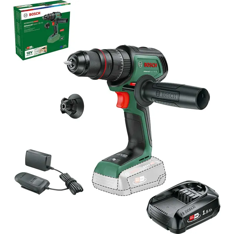 Bosch ADVANCEDIMPACT 18V-80 P4A 18v Cordless Combi Drill