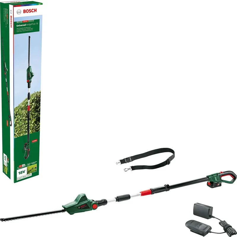 Bosch UNIVERSALHEDGEPOLE P4A 18v Cordless Telescopic Pole Hedge Trimmer 430mm