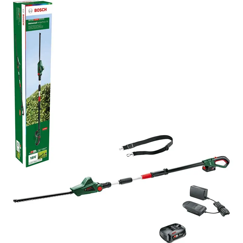 Bosch UNIVERSALHEDGEPOLE P4A 18v Cordless Telescopic Pole Hedge Trimmer 430mm