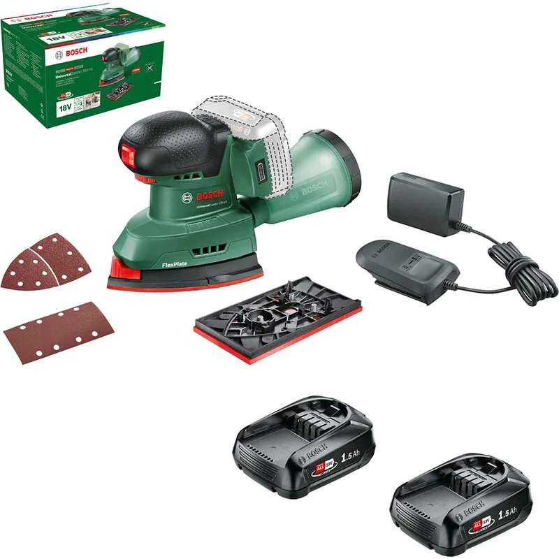 Bosch UNIVERSALSANDER 18V-10 P4A 18v Cordless Multi Sander
